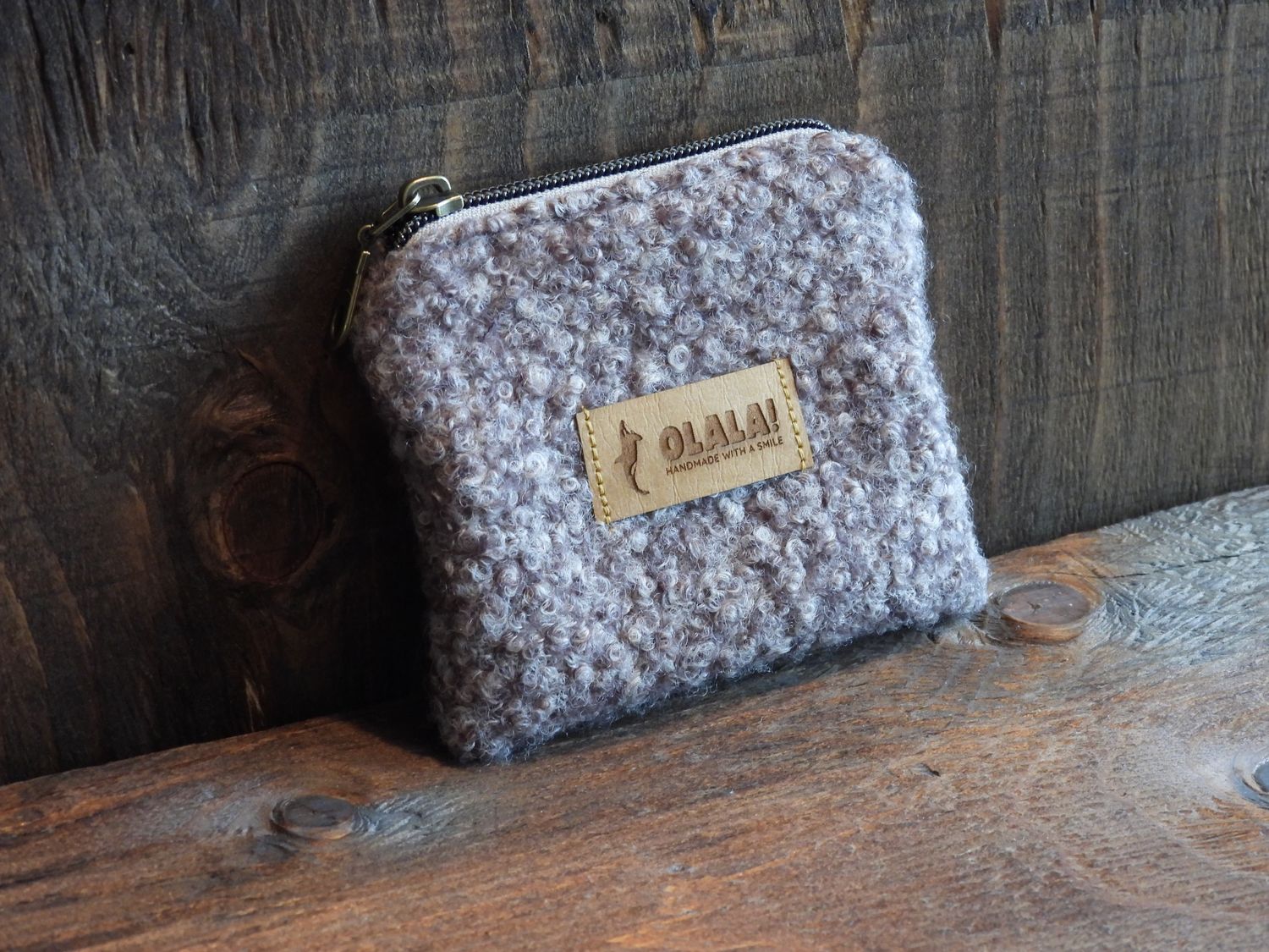 Coin pouch - Bouclette - Dark