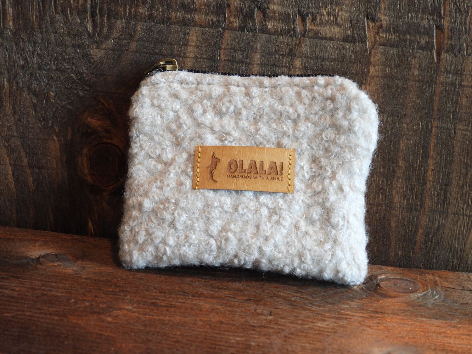 Coin pouch - Bouclette - White