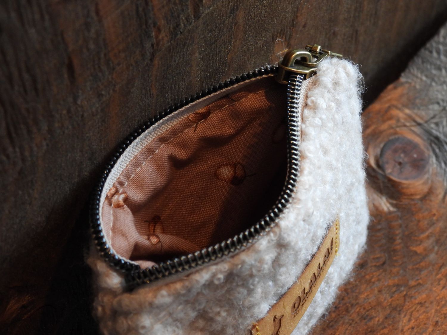 Coin pouch - Bouclette - White