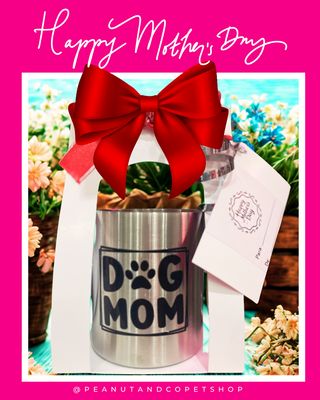 Dog Mom 10oz Stainless Steel Climbing/Camping Mug