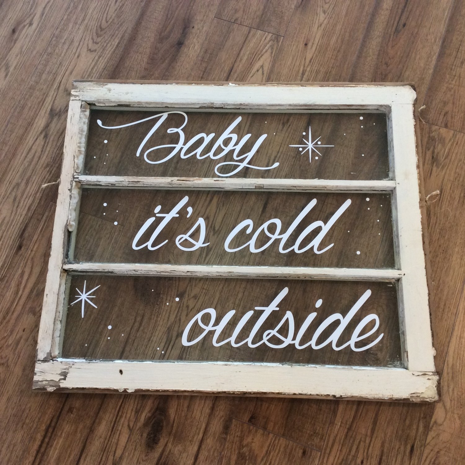Baby it's cold outside - decal only