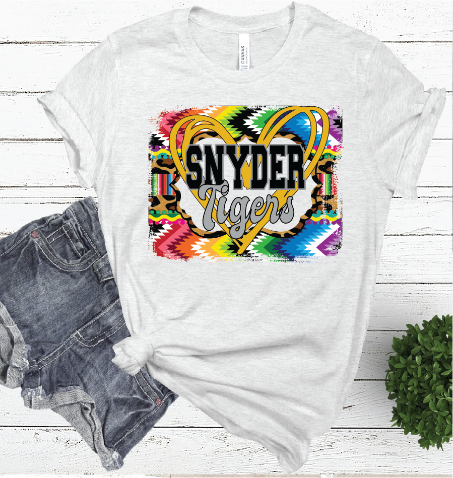 AZTEC HEART SNYDER ASH COLOR TEE