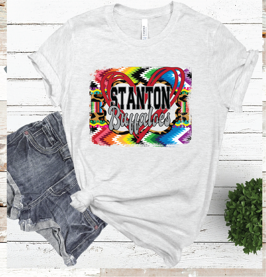 AZTEC HEART STANTON ASH COLOR TEE