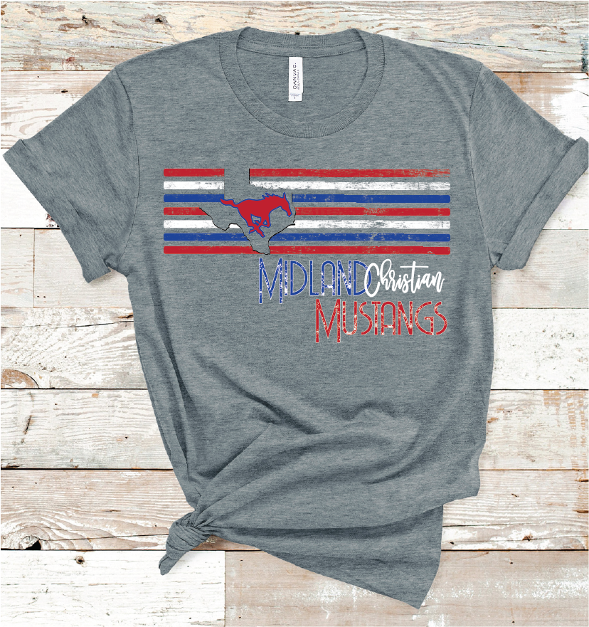MIDLAND CHRISTIAN TEXAS STRIPE