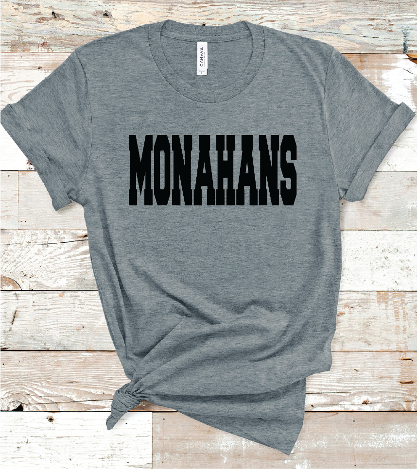 MONAHANS WORD BLACK