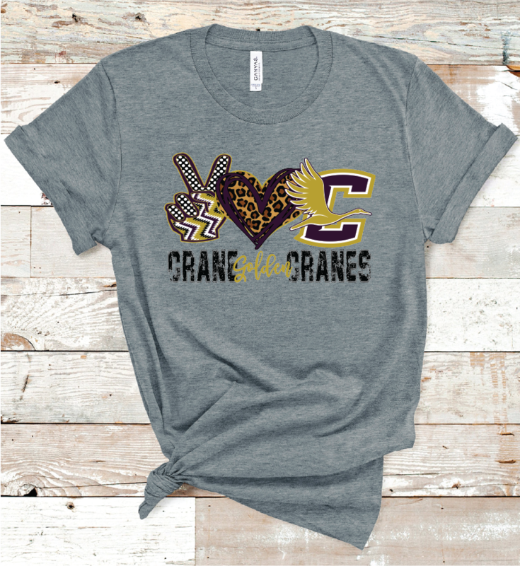 PEACE LOVE CRANE