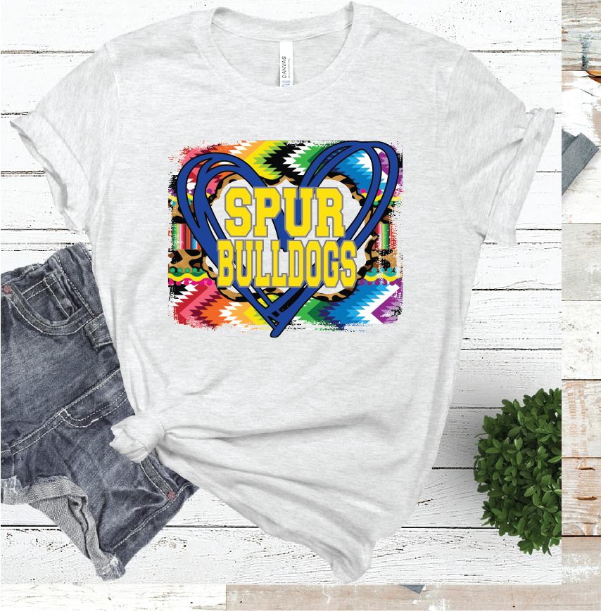 AZTEC HEART SPUR ASH COLOR TEE