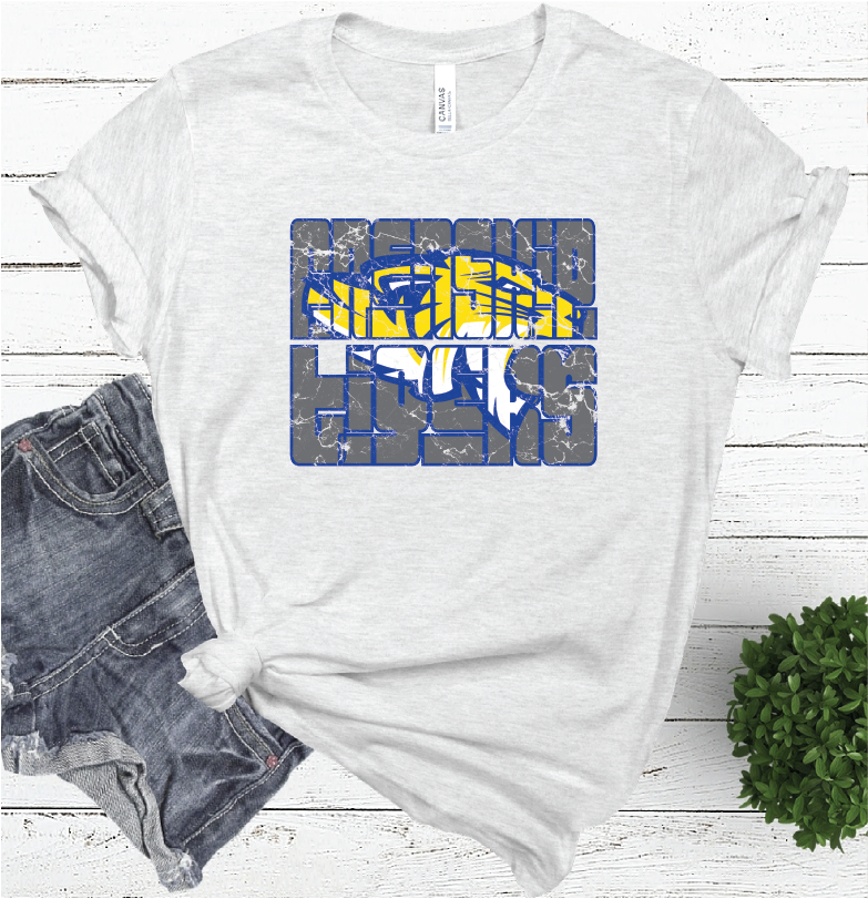 FRENSHIP MASCOT WORD ASH COLOR TEE