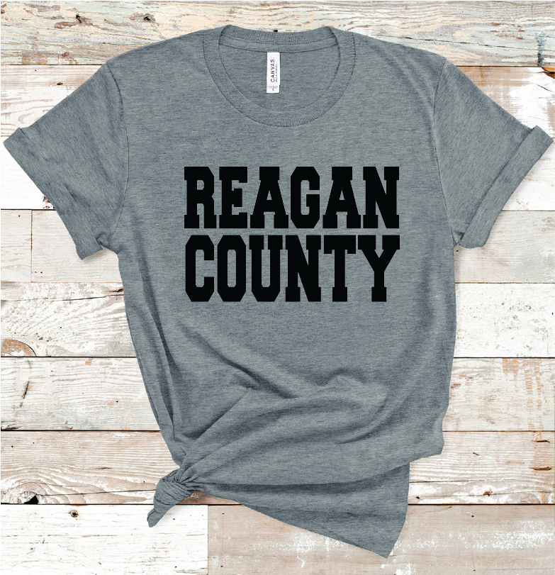REAGAN COUNTY WORD BLACK