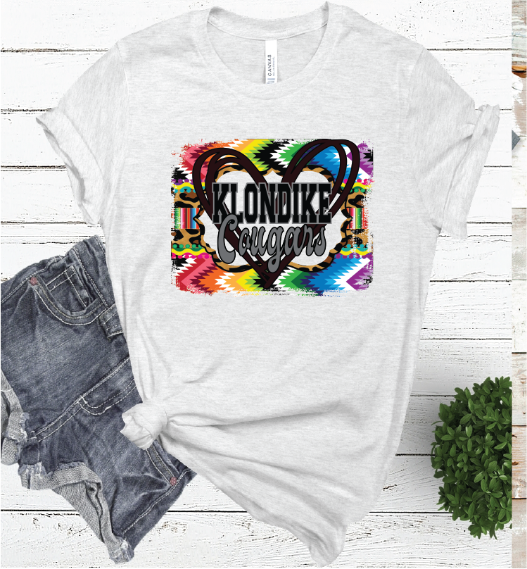 AZTEC HEART KLONDIKE ASH COLOR TEE