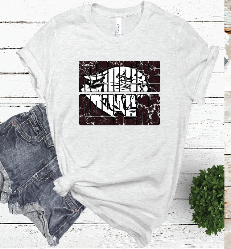 KLONDIKE MASCOT WORD ASH COLOR TEE
