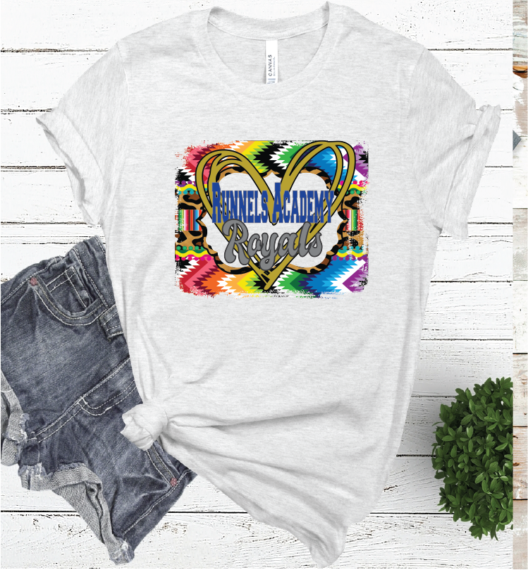 AZTEC HEART RUNNELS ASH COLOR TEE