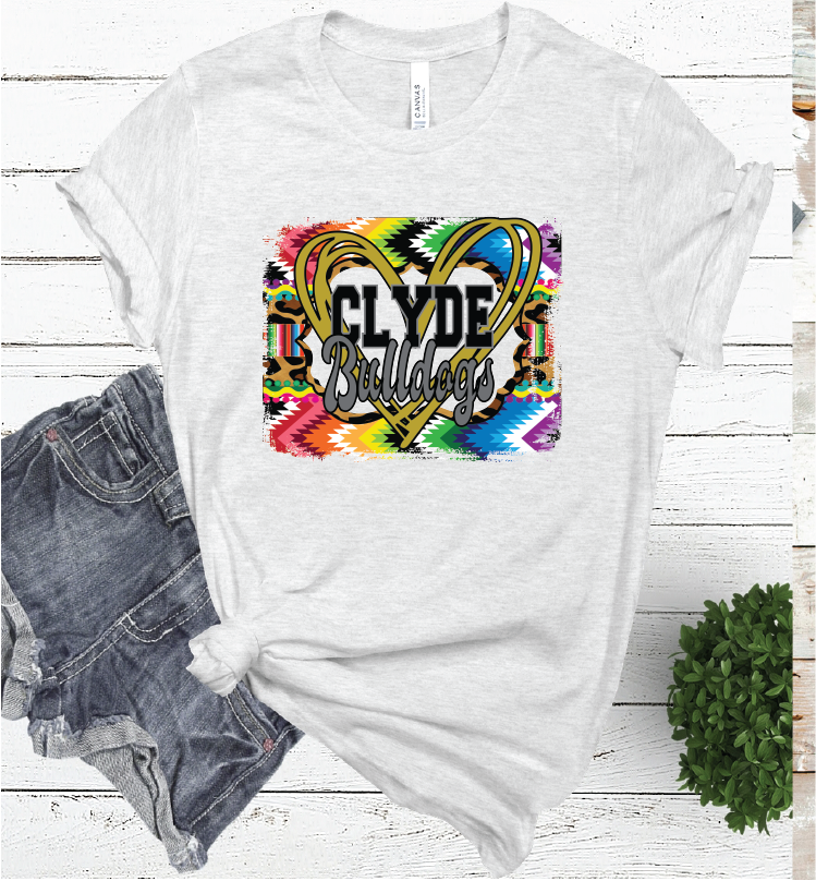 AZTEC HEART CLYDE ASH COLOR TEE