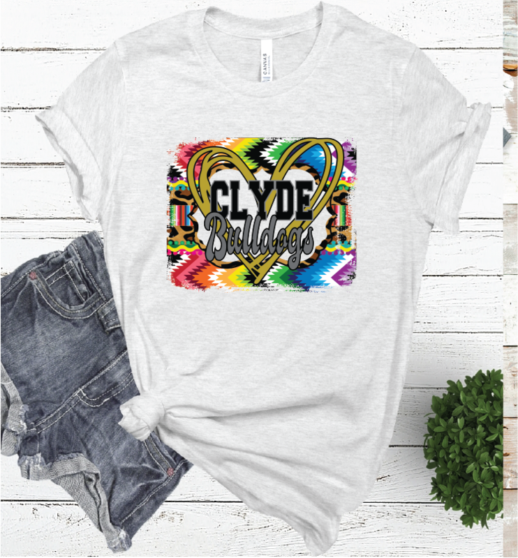AZTEC HEART CLYDE ASH COLOR TEE