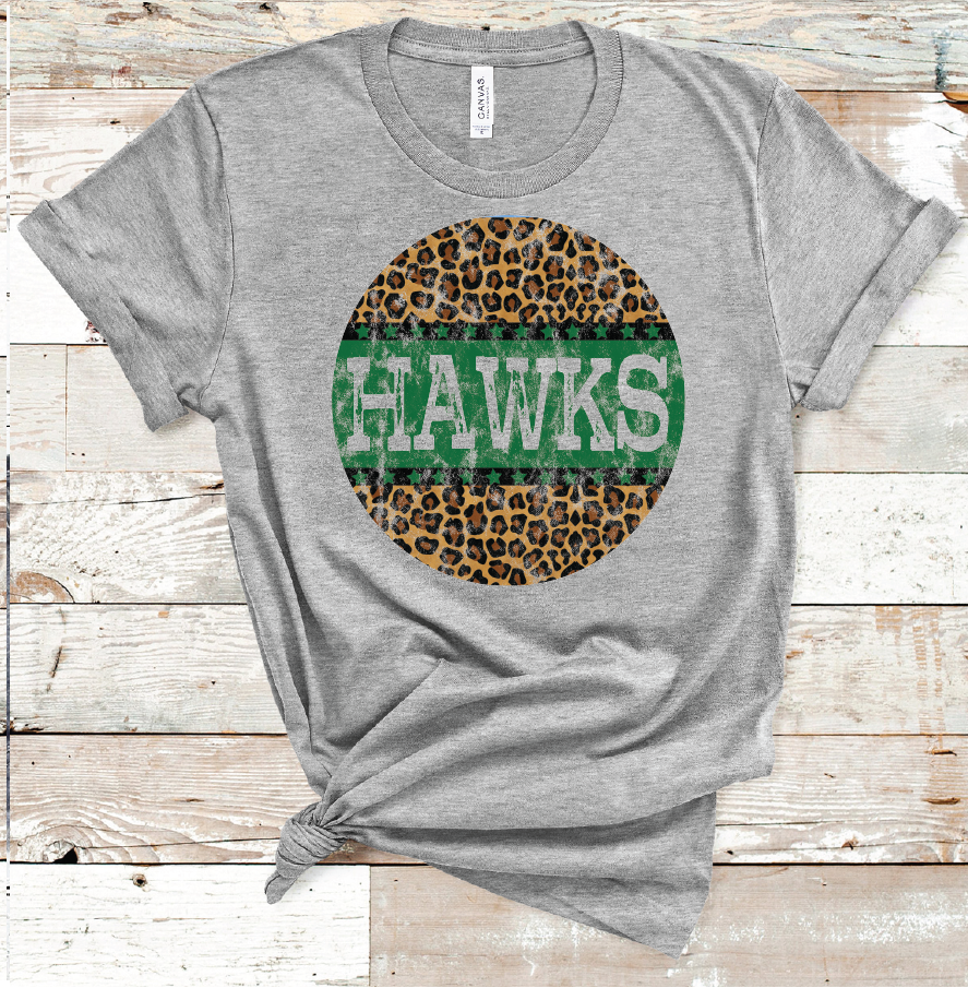 2021 HAWKS LEO &amp; STAR CIRCLE (LIGHT GREY)