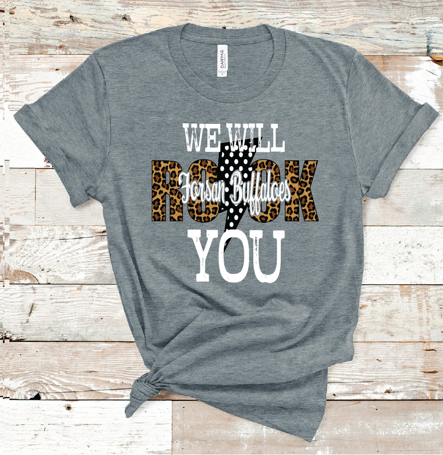 2021 FORSAN BUFFALOES will Rock You (Dark Grey)