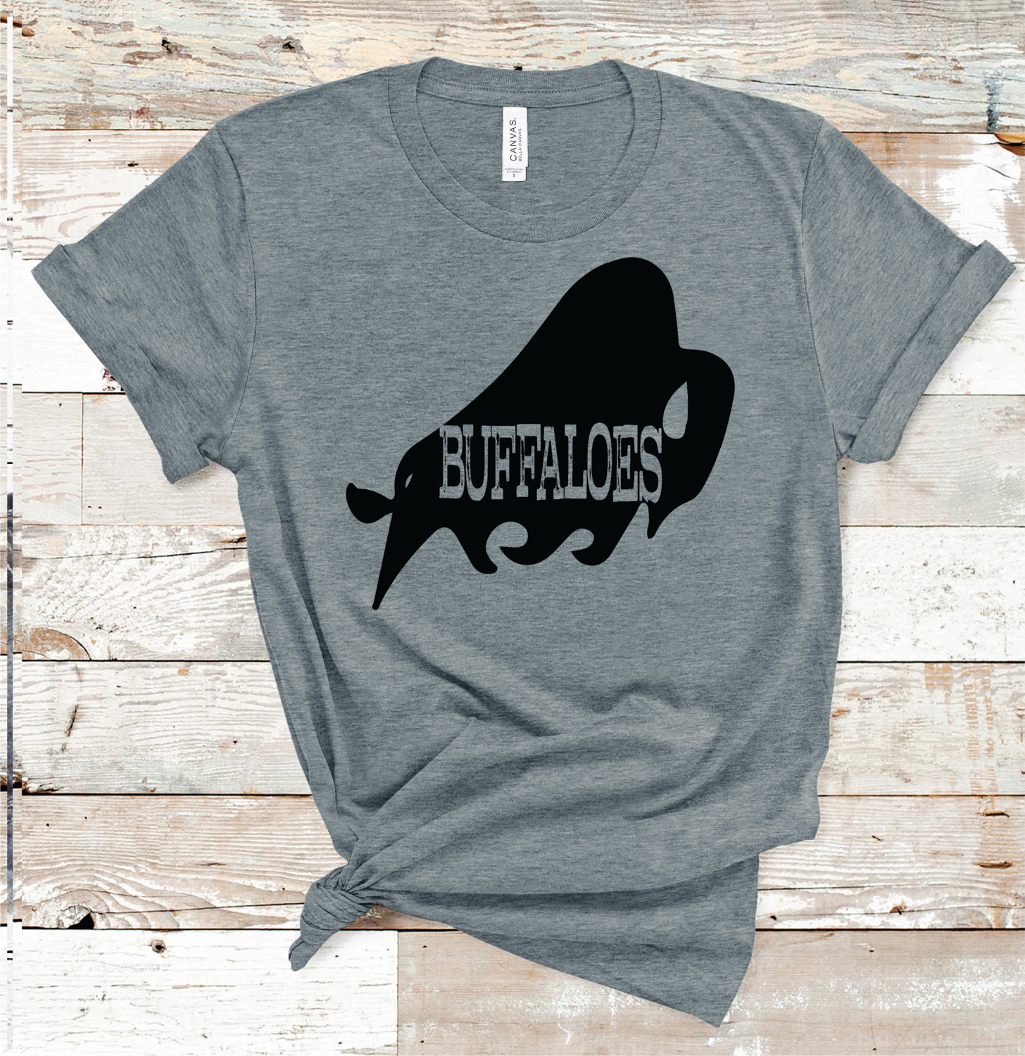 2021 STANTON BULLDOGS BLACK MASCOT (DARK GREY)