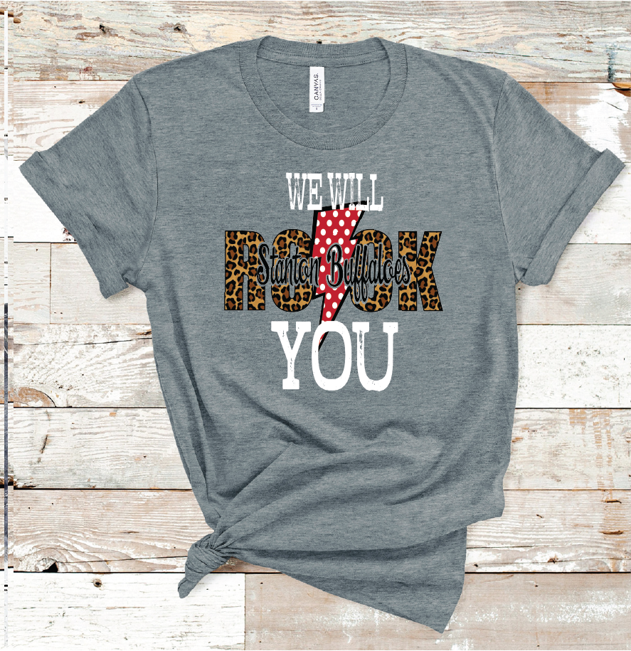 2021 STANTON BUFFALOES will Rock You (Dark Grey)