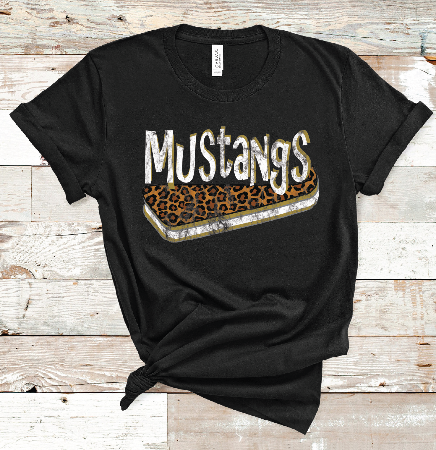 2021 ANDREWS MUSTANGS SWOOSH (BLACK)