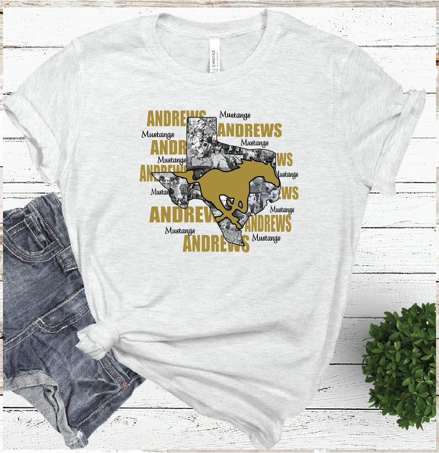 2021 ANDREWS MUSTANGS Mascot State  (ASH)