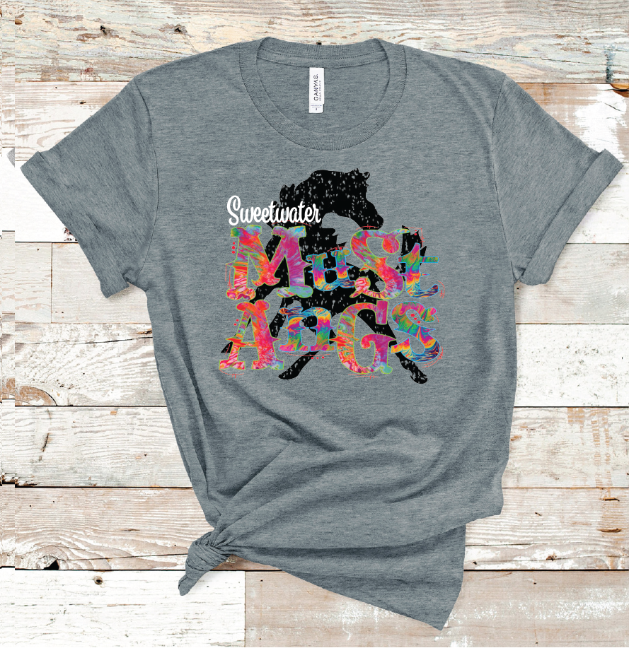 2021 SWEETWATER TIE DYE MASCOT (DARK GREY)