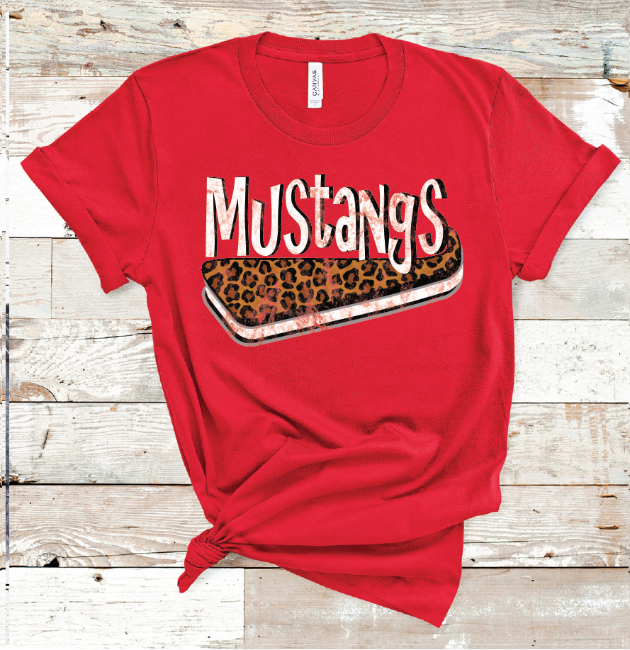 2021 PEASE MUSTANGS SWOOSH (RED)
