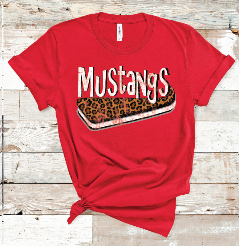 2021 PEASE MUSTANGS SWOOSH (RED)