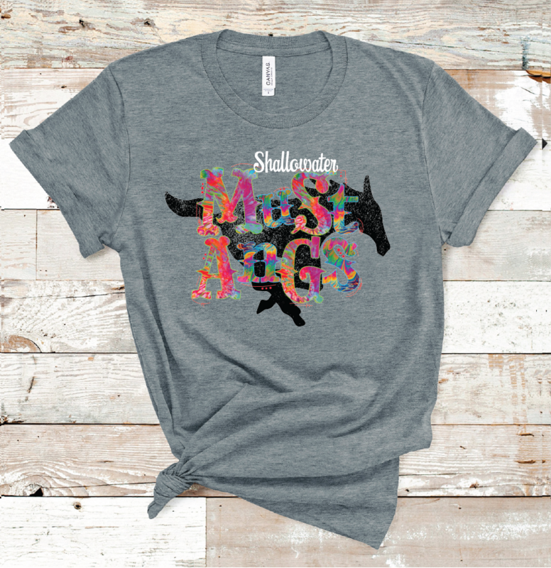 2021 SHALLOWATER TIE DYE MASCOT (DARK GREY)