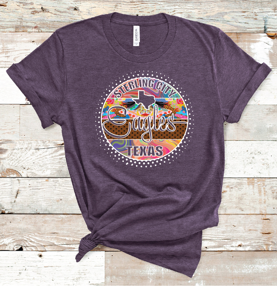 2021 STERLING CITY State Circle  (PURPLE AND BLACK)