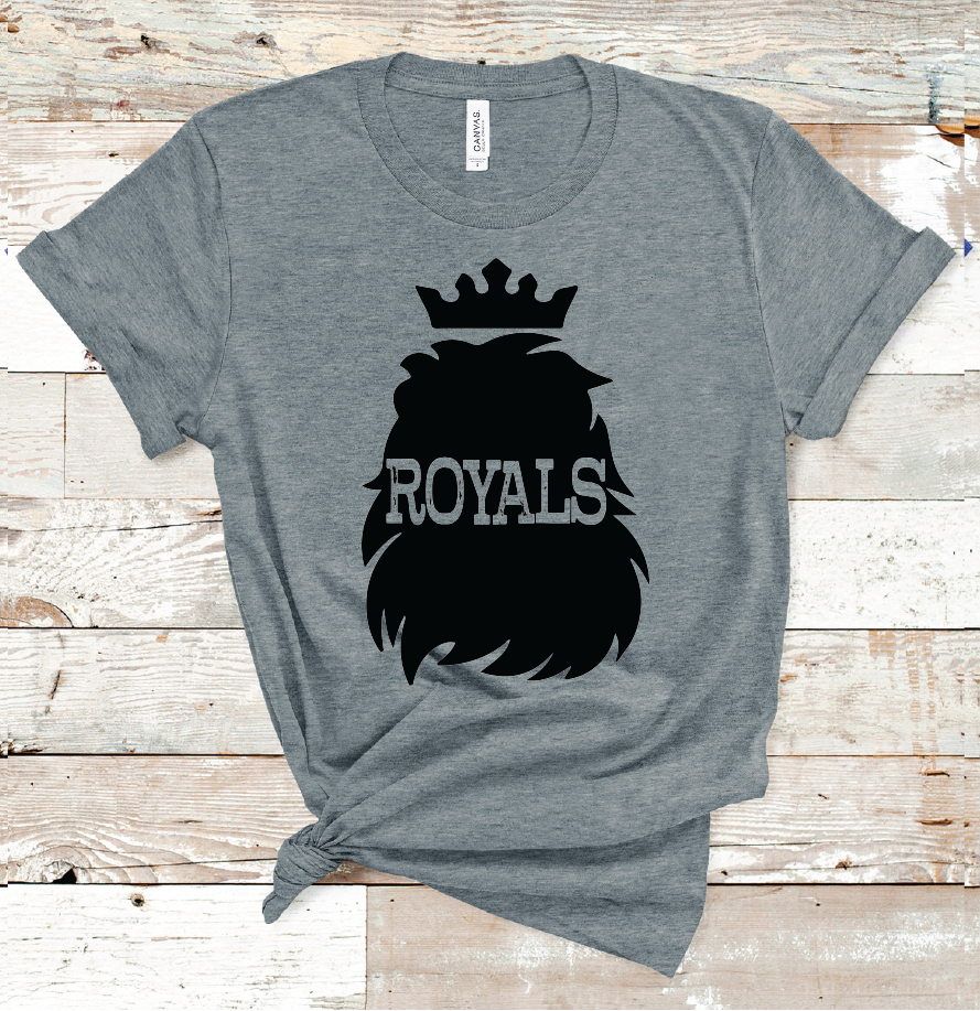 2021 RUNNELS ACADEMY BLACK MASCOT (DARK GREY)