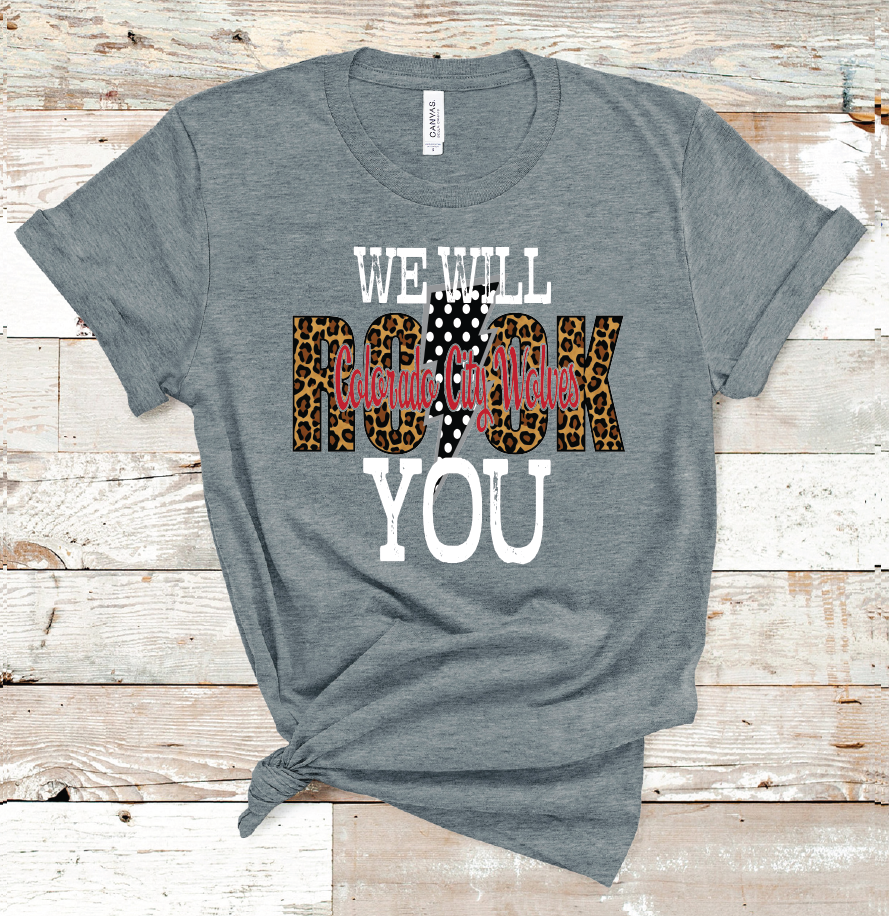 2021 COLORADO CITY will Rock You (Dark Grey)
