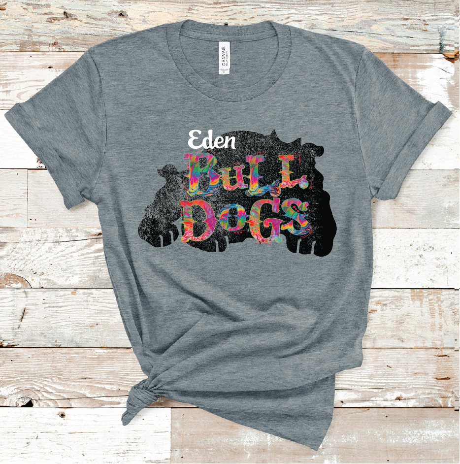 2021 EDEN TIE DYE MASCOT (DARK GREY)