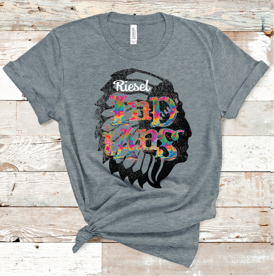 2021 RIESEL TIE DYE MASCOT (DARK GREY)