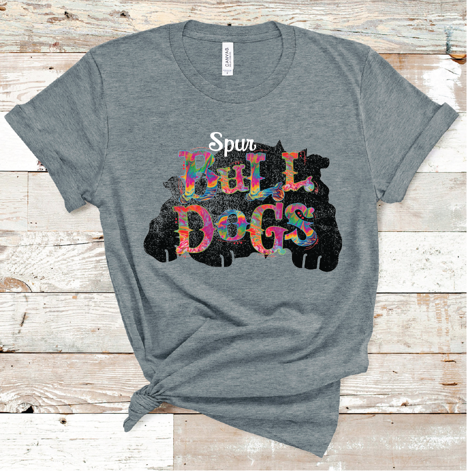2021 SPUR TIE DYE MASCOT (DARK GREY)