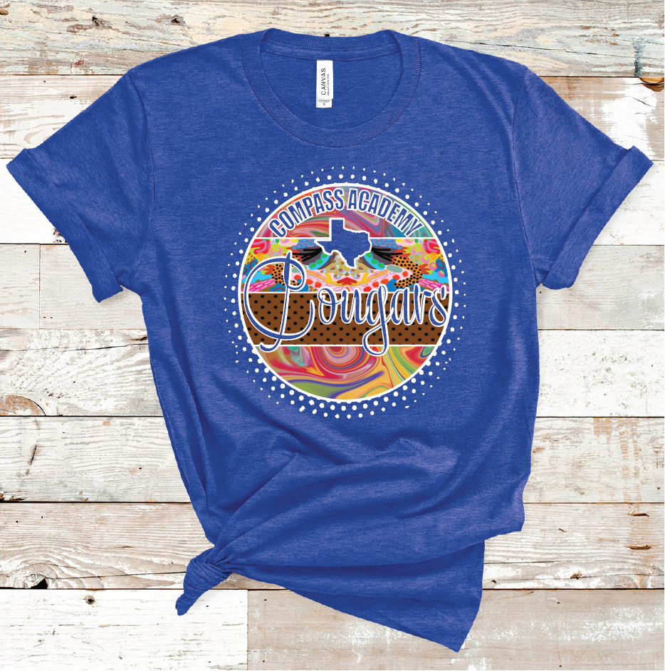 2021 COMPASS ACADEMY State Circle  (GREY OR BLUE)