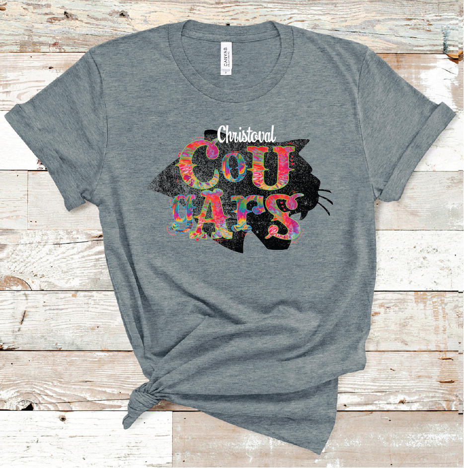 2021 CHRISTOVAL TIE DYE MASCOT (DARK GREY)