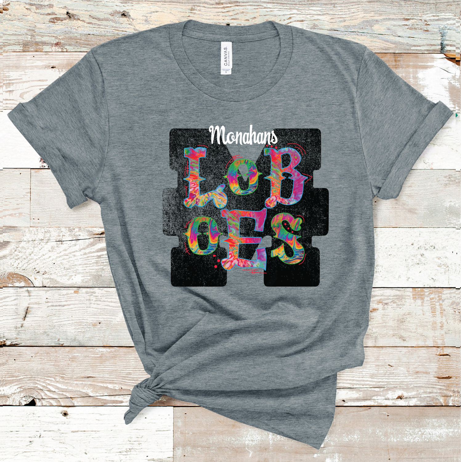 2021  MONAHANS TIE DYE MASCOT (DARK GREY)