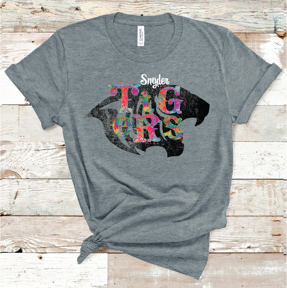 2021 SNYDER TIE DYE MASCOT (DARK GREY)