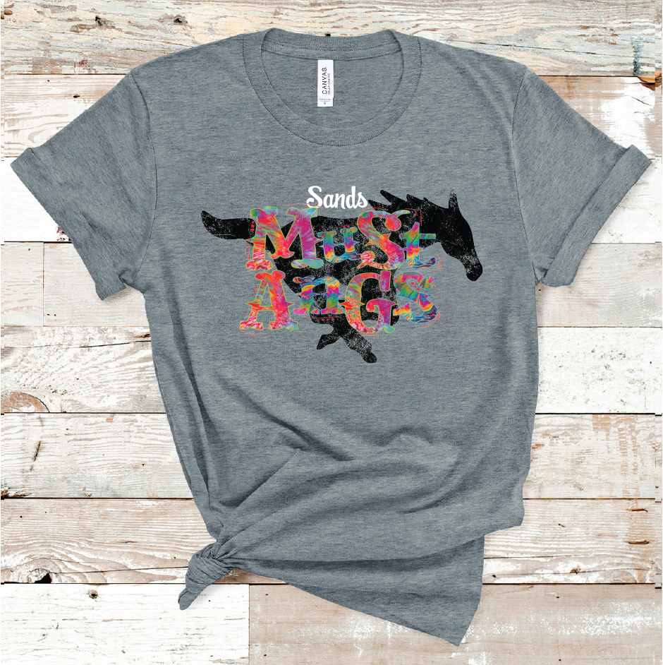 2021 SANDS TIE DYE MASCOT (DARK GREY)