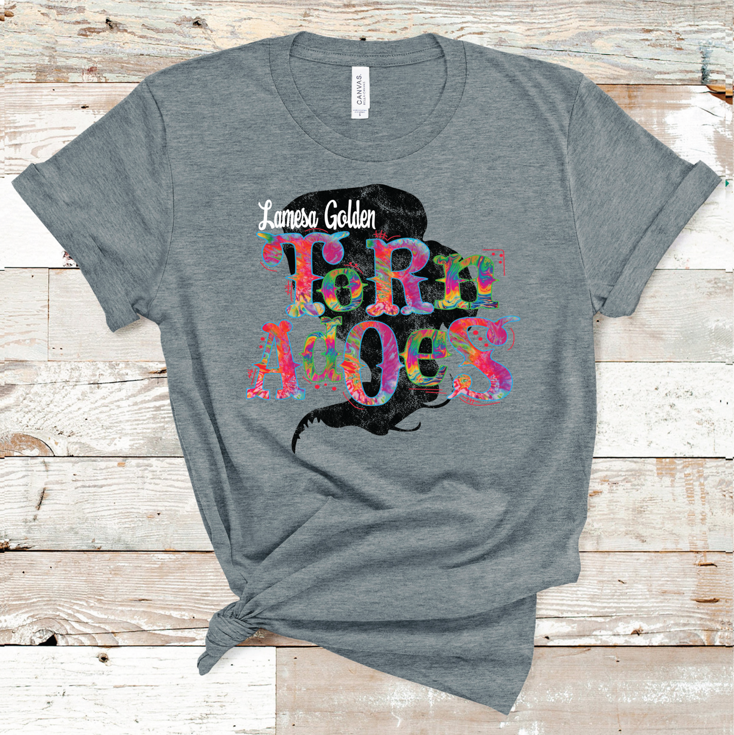 2021 LAMESA TIE DYE MASCOT (DARK GREY)