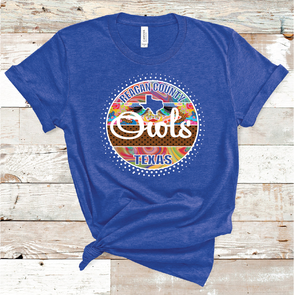 2021 REAGAN COUNTY State Circle  (BLUE OR GREY)