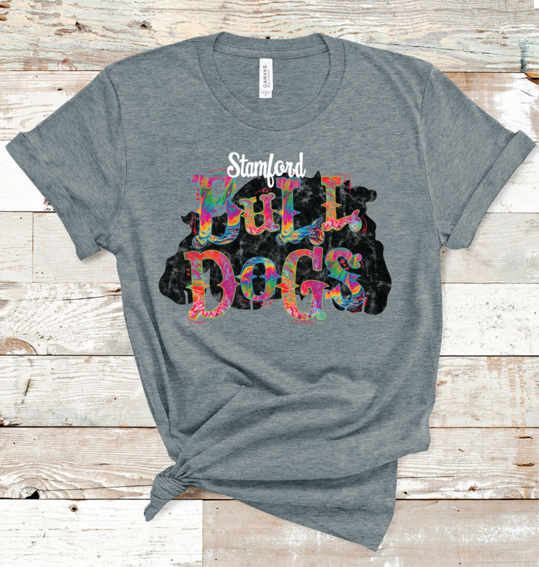 2021 STAMFORD TIE DYE MASCOT (DARK GREY)