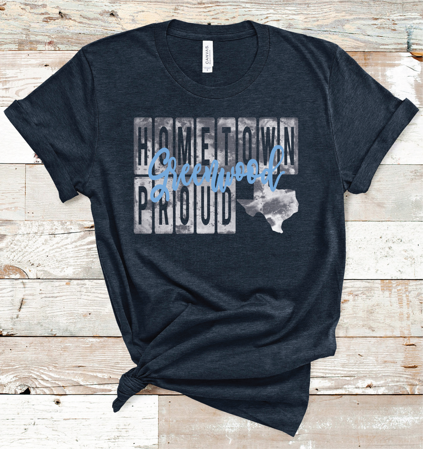 2022 GREENWOOD HOMETOWN PROUD (navy)