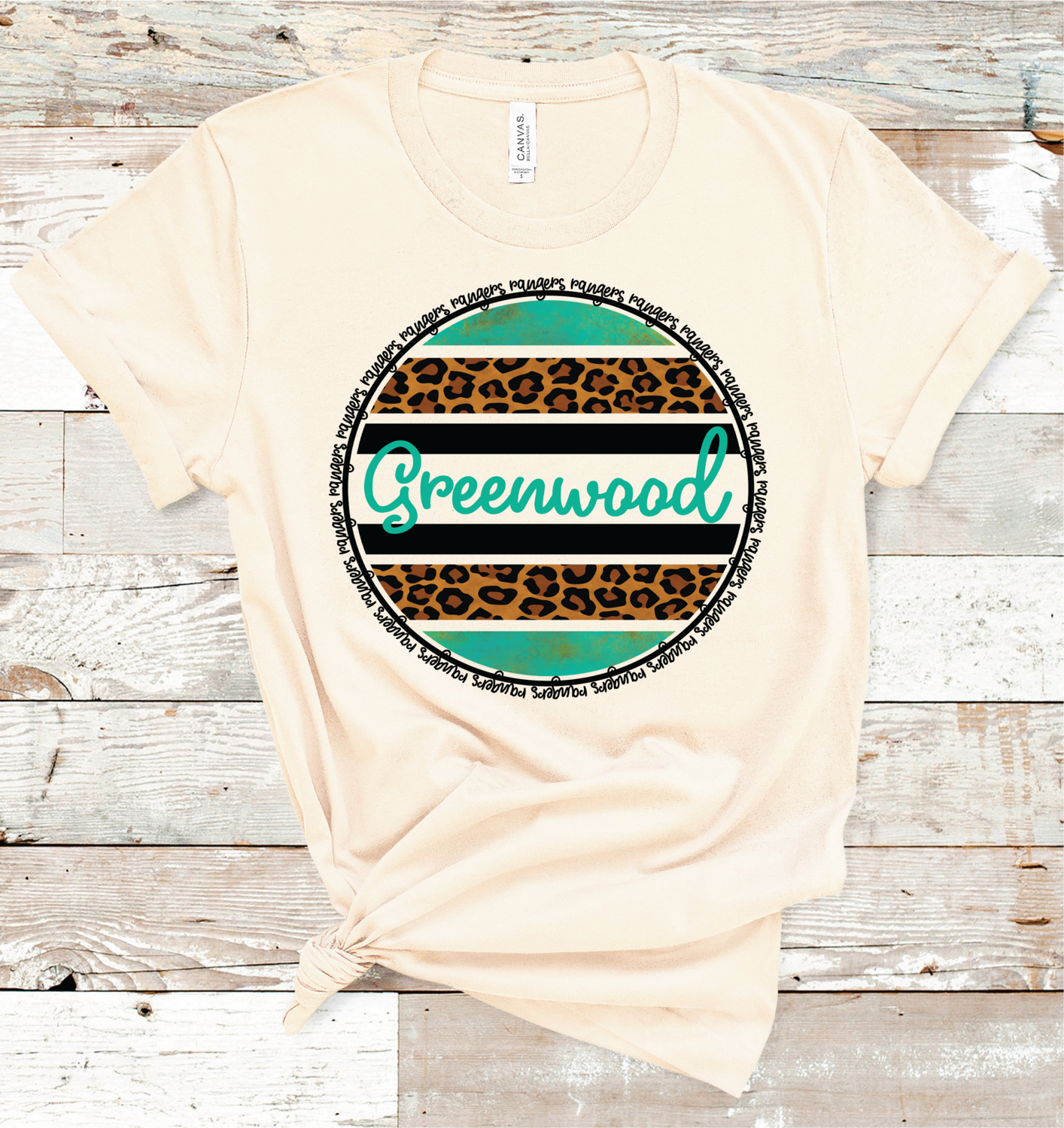 2022 GREENWOOD TURQ. / LEO CIRCLE (CREAM)