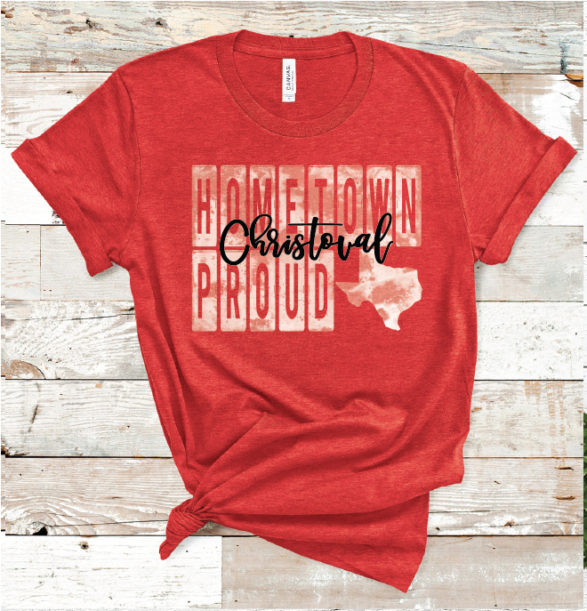 2022 CHRISTOVAL HOMETOWN PROUD (HEATHER RED)