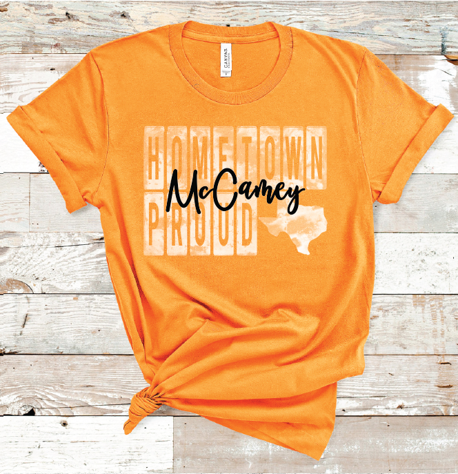 2022 McCAMEY HOMETOWN PROUD (HEATHER ORANGE)