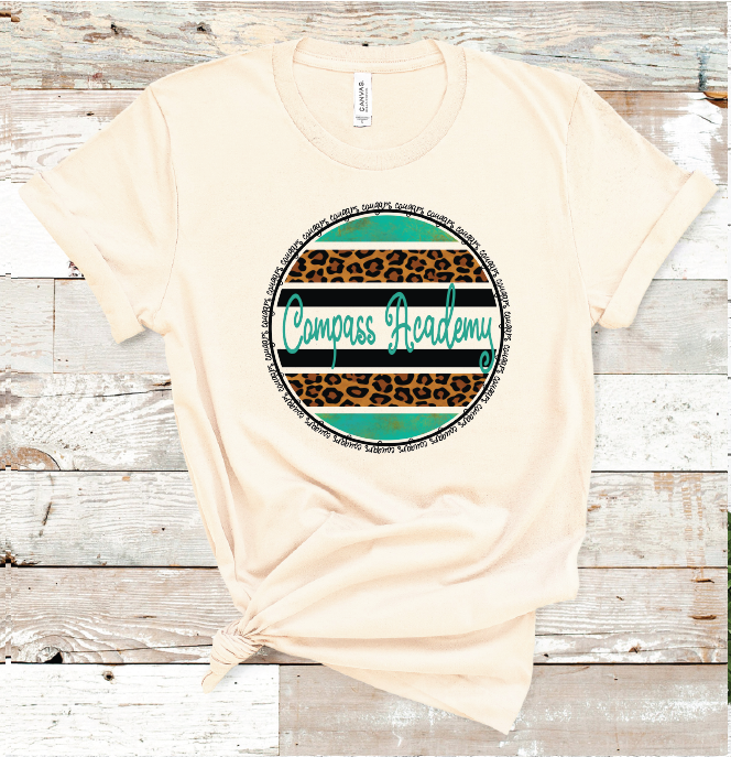 2022 COMPASS ACADEMY TURQ. / LEO CIRCLE (CREAM)