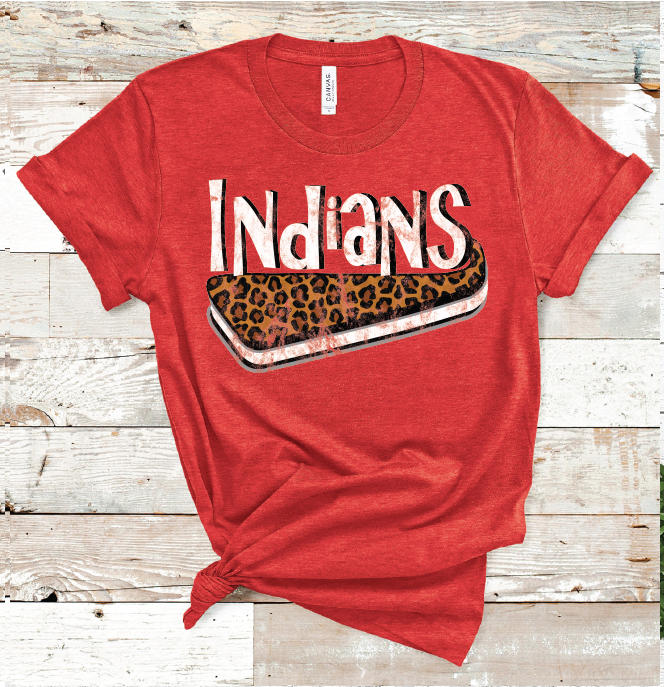 2021 JOURDANTON INDIANS SWOOSH (RED)