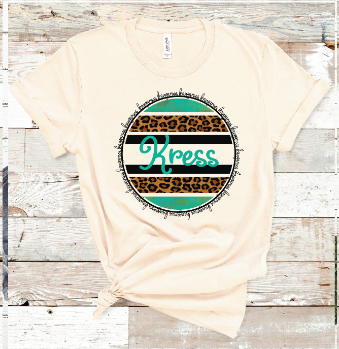 2022 KRESS TURQ. / LEO CIRCLE (CREAM)