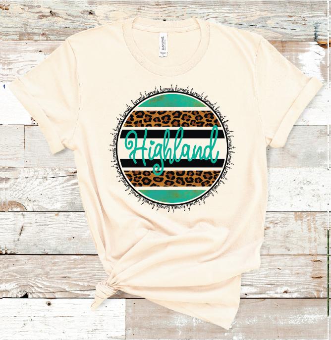2022 HIGHLAND TURQ. / LEO CIRCLE (CREAM)